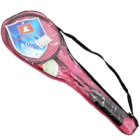 Ракетки для бадминтона 60см с воланчиком, пластик, в чехле PZ2213