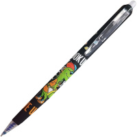 Ручка гелевая пиши-стирай "Динозавр" 0,5мм синяя, автомат, ассорти GP-9271/11695-24