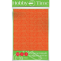 Набор гофрокартона цветного А4 4цв 4л "Креативный" односторонний 11-404-189