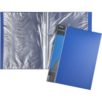 Папка 20 вкладышей "Standard" А4 пластик 0,60мм синяя 20AV4_00109/038455