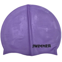 Шапочка для плавания 21,5см фиолетовая 2039-292