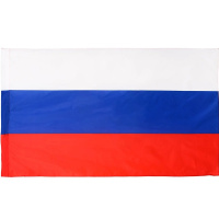 Флаг "Триколор" 90х145см искусственный шёлк МС-3790