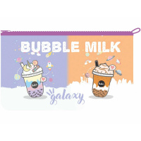 Пенал "Milkshake" 22,5х12х10см прямоугольный, 5 отделений, печать на ткани ПК-51 Пенал "Milkshake" 22,5х12х10см прямоугольный, 5 отделений, печать на ткани ПК-51