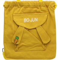 Сумка 37х34х3см 1 отделение, 1 карман, текстиль, желтая FB1258