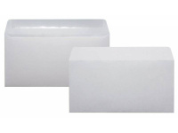 Конверт ЕВРО DL(E65) (110*220мм), БЕЛЫЙ, силикон 1120/8120