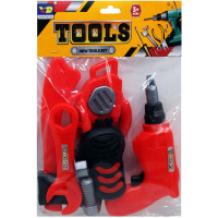 Набор инструментов 7 предметов 28х23см, пластик, в блистере LT326363