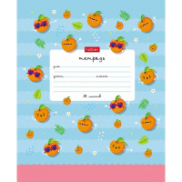 Тетрадь А5 18л клетка "Привет лето!" на скобе 5 дизайнов 18Т5В1/073580