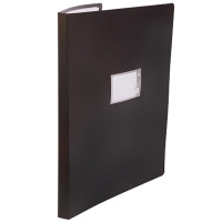 Папка на 4-х кольцах А3 27мм черная вертикальная 0827VA3blck
