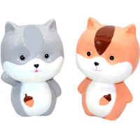 Копилка Бурундук 15х10см керамика 2 цвета 190407