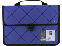 Портфель А4 2 отделения "Cube" 0,75мм синий E39634