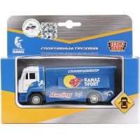 Машина "Kamaz Спорт Грузовик" синяя, инерционная, металл 12см (открывающиеся двери) Машина "Kamaz Спорт Грузовик" синяя, инерционная, металл 12см (открывающиеся двери)