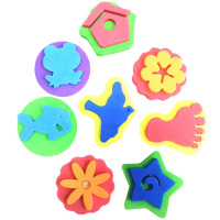 Набор штампов 8шт диаметр 6см, поролон Y7954-18