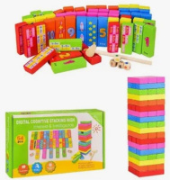 Игра "Дженга" 25,5х16,5х5см, 54 детали, дерево BJ5507
