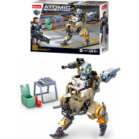 Конструктор "Атомная буря. Вооруженный патрульный" 126 деталей 19х14х4,5см пластик (1 фигурка) M38-B