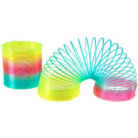 Спираль "Радуга" 9х8см с блестками CH2229