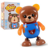 Музыкальная игрушка "Медведь" 19см пластик (свет, звук) 1858434/17168