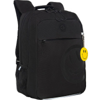 Рюкзак 39х26х19см, 740гр, 2 отделения, 3 кармана, с брелком, черный RB-556-6/1