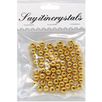 Набор бусин 8мм золото, 13х10см Y9017-19