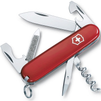Нож перочинный 84мм "Sportsman" 13 функций красный 0.3803