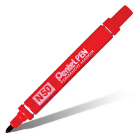 Маркер перманентный "Pentel Pen" красный, пулевидный наконечник, толщина линии 4,3мм N50-BE
