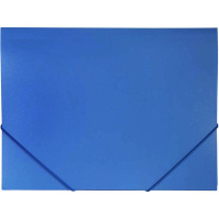 Папка на резинке "Standard" А4 пластик 0,50мм синяя Пк4р_00109/038501