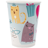 Набор стаканов 0,2л "Кошки" 6шт P 6060404