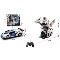 Машина-трансформер р/у "Полиция" 23х9х7см пластик (свет) 2300950/777-B