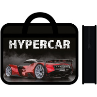 Папка с ручками 33x26х7,5см "Hypercar" пластик ПМ-А4-25 Папка с ручками 33x26х7,5см "Hypercar" пластик ПМ-А4-25