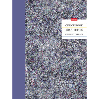 Тетрадь на кольцах А4 160л клетка "Colored threads. Цветные нити" глянцевая ламинация 060654