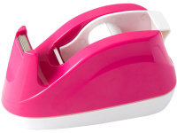 Диспенсер для клейкой ленты 18мм 123х57х65мм малиновый E808