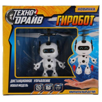 Робот-вертолет 25х22,5х10,5см (USB, свет) пластик 1707F061-R