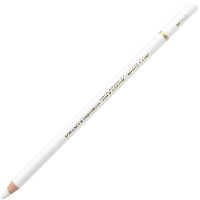 Карандаш угольный "Gioconda" B искусственный белый, круглый белый корпус, дерево 8812