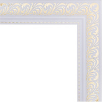 Рамка 30х40см белая/золото 50мм