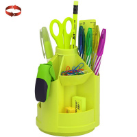 Набор настольный "Mini Desk. Neon Solid" 18,5х10,5х24см 13 предметов, вращающийся, пластик, желтый