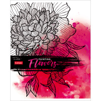 Тетрадь А5 48л клетка "Танец лепестков" на скобе 3D лак матовая ламинация 5 дизайнов 062736