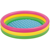 Надувной бассейн "Радуга" 147 х 33см от 3 лет, надувное дно 57422NP