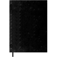 Ежедневник недатированный А6+ "Escalada" 320стр., черный, искусственная кожа "Аспид глосс" 70953