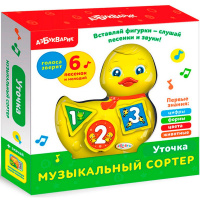 Музыкальный сортер "Уточка" (песенки, мелодии, голоса животных) 4680019282190
