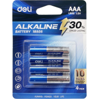 Батарейка Deli LR03 AAA 1шт E18505
