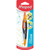 Циркуль "Metal open" с защитой грифеля, металл/пластик, картон, 3 цвета 369000