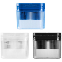 Точилка 2 отв. с контейнером, пластик, 3 цвета EH553