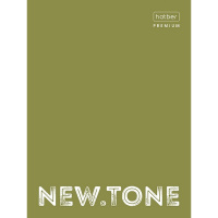 Тетрадь на кольцах А4 80л клетка "NEWtone Pastel Олива" глянцевая ламинация 80ТК4A1_05053/067708