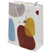Пакет подарочный "Абстракция" 18х23х10см 4 вида 6108 M