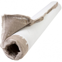 Холст для живописи 260г/м2 100% лен 1х3м крупное зерно грунтованный 4610003280161