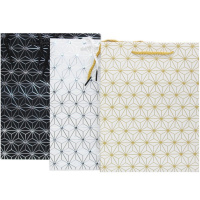 Пакет подарочный "Узоры" 40х56х18см 3 цвета 5051/6951 2XL