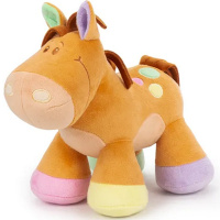 Лошадка "Тося" 22см рыжая ЛТ/22/36-1