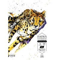 Папка д/акварели А4 16л 300г/м2 100% целлюлоза "Waterfall" 402203