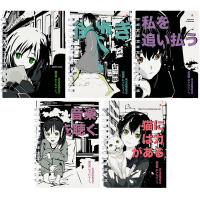Блокнот А6 80л "Manga Anime. City" клетка, на спирали, 7БЦ матовая ламинация, 5 видов 3-80-032/04