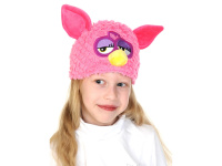Шапка "Монстрик фуксия" плюш 4083