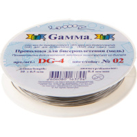 Проволока для бисера 0,4ммх10м под серебро №02 DG-4